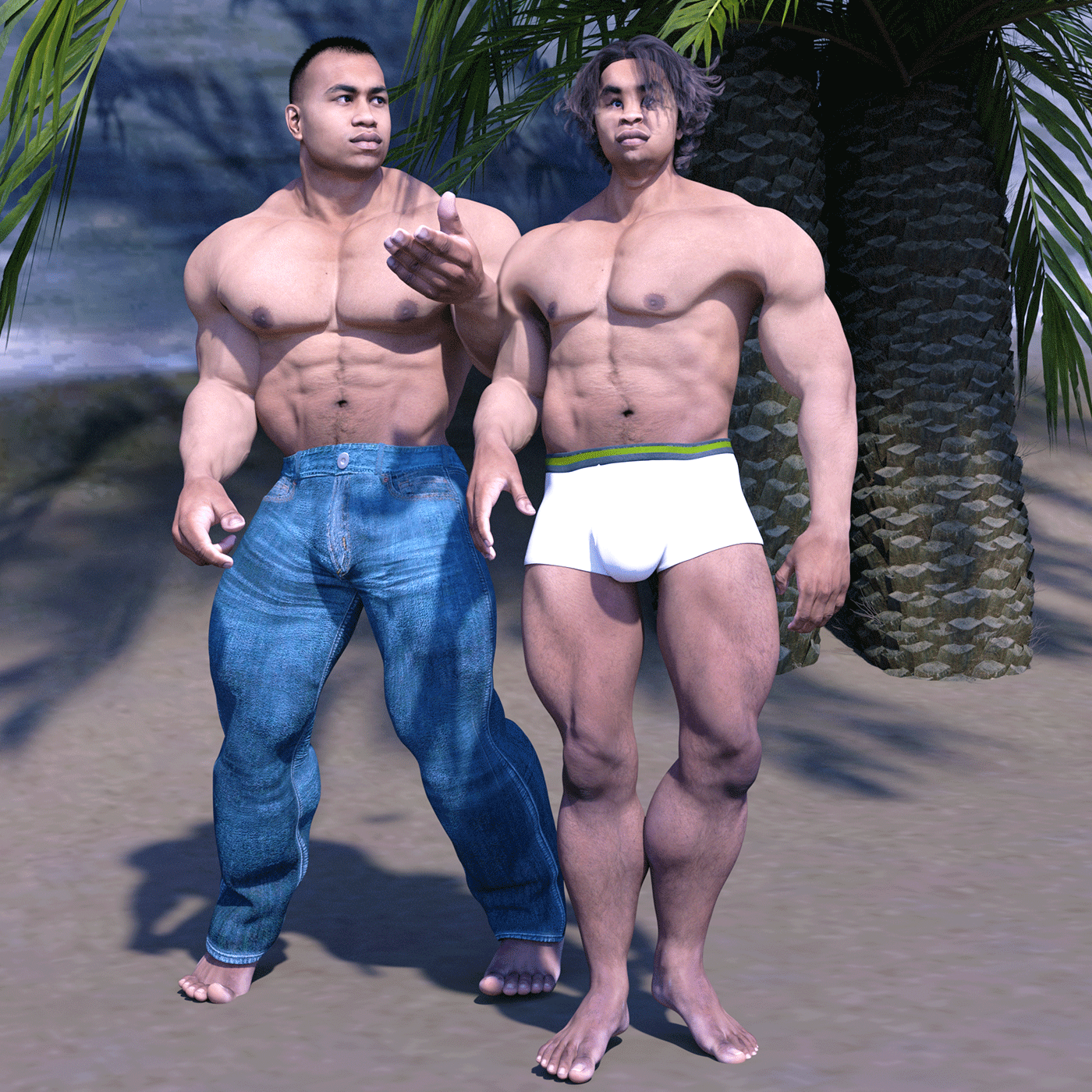 Makoa and Kapono in Hawaii