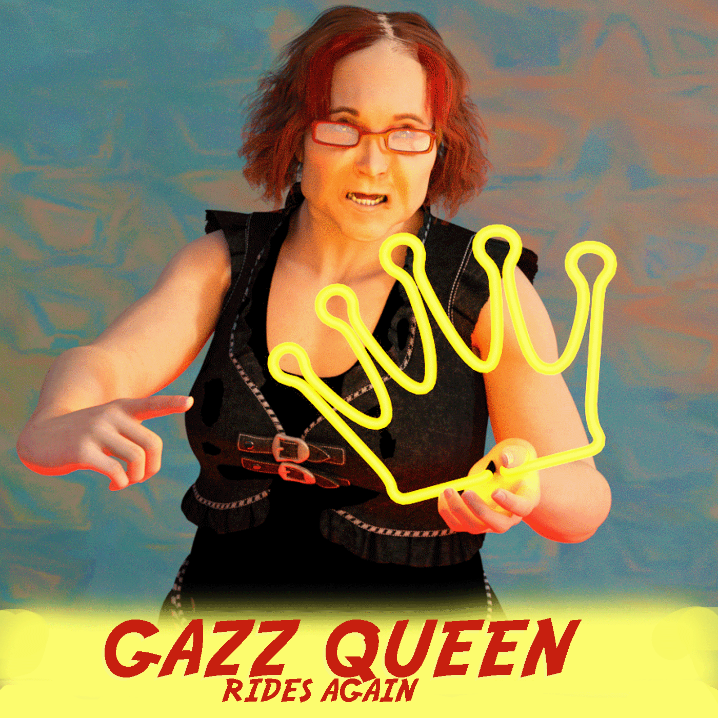 gazz queen rides again podcast art